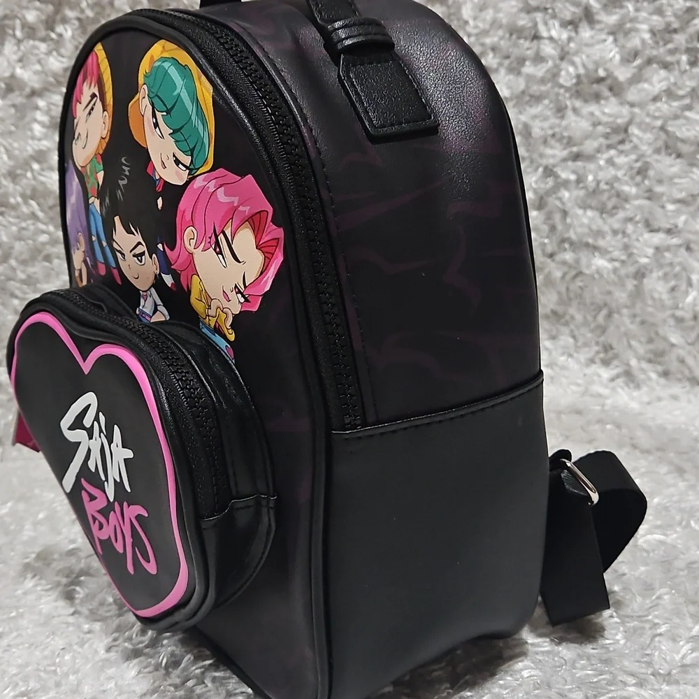 NWT KPop Demon Hunters Saja Boys Mini Backpack - Picture 2 of 12